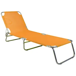 lightweight adjustable beach garden sun pool bed lounger folding recliner chaise lounge