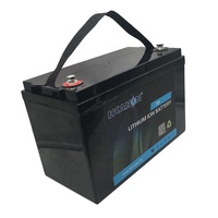1KWH Chu Kỳ Sâu LFP LiFePO4 12V 100Ah Lithium Ion Battery Pack Cho Năng Lượng Mặt Trời Lưu Trữ Golf Cart