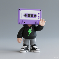 Figurines OEM en vinyle mignonnes style anime pour filles et garçons, jouets en peluche, boîte mystère à assembler