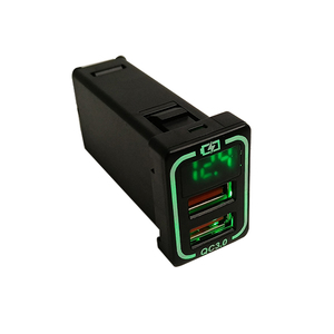 USB Socket Wiht Voltmeter <strong>Car</strong> Charger PD QC3.0 Dual Fast Charge Suitable for corolla highlander <strong>Car</strong> Newest Customize Charge <strong>Jack</strong> - Product Image 5