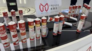 SR-48 Scellant en silicone acrylique bleu et blanc pour aquarium et piscine, excellente étanchéité sous-marine - Product Image 6