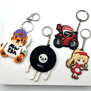 Llavero personalizado Pvc caucho marca logo Animal esmalte suave personalizado suave Pvc llaveros de goma - Product Image 6