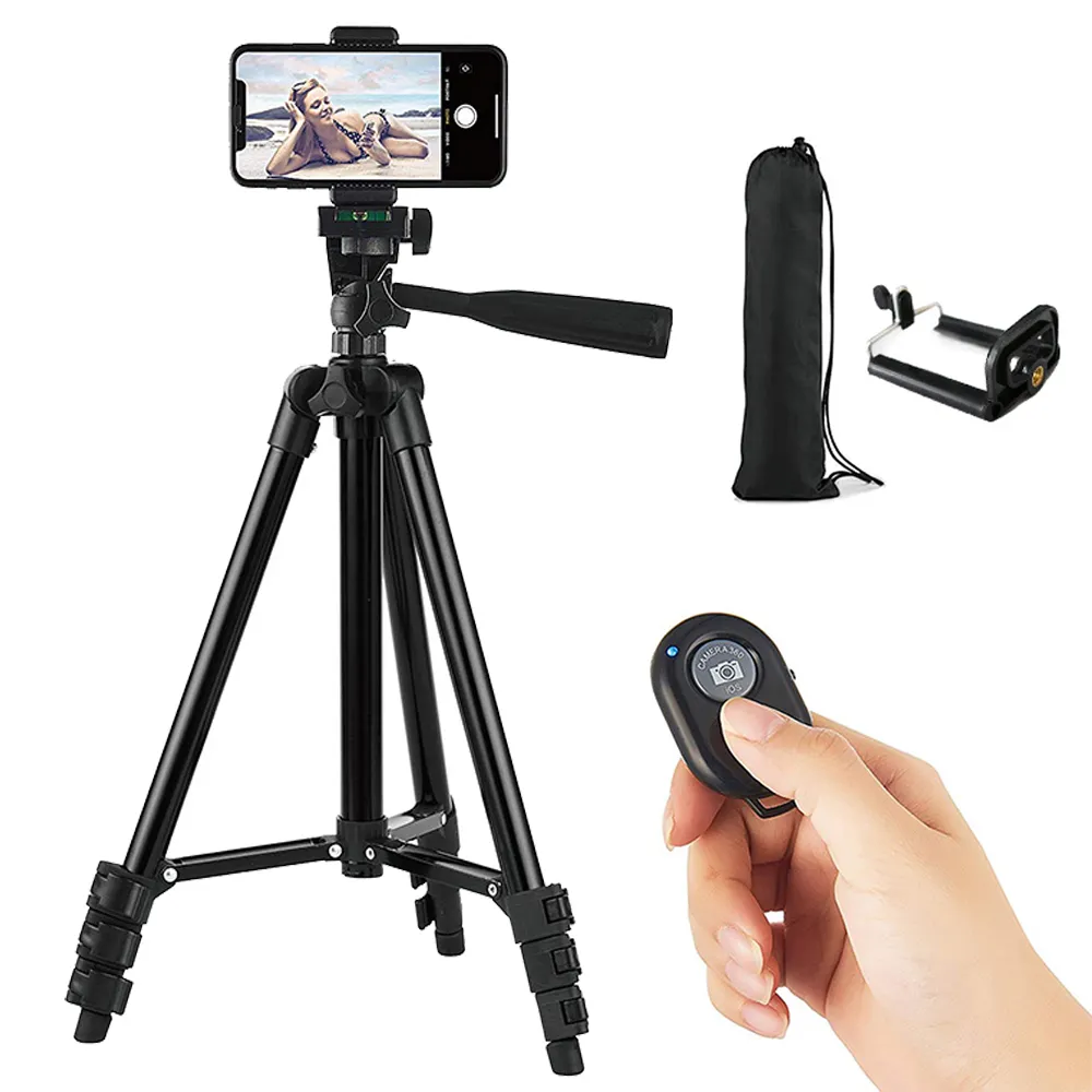 Aluminum Camera Phone Tripod Universal Tripod Smartphone Mount