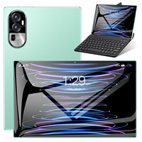 Tablette Android 15 PRO 8 Go + 256 Go Jeux Tablettes Ordinateur 10,1 pouces Écran IPS HD WiFi Double caméra GPS 10 pouces Tablette PC pas chère