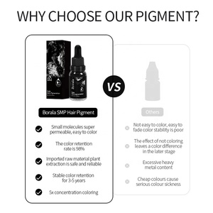 Pigmento SMP de Formulación Coreana Premium, 15 ml, 4 Colores - para Micropigmentación, Restauración de la Línea del Cabello y Uso en Estudio - Product Image 2