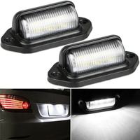 12v 6 Led plaque d'immatriculation lumière coffre interrupteur pour Suv Vans camion remorque feu arrière avertissement lampe arrière voiture ampoule accessoires