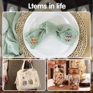 Nouveau style 2026 – 24 feuilles d'autocollants vintage chrétiens à appliquer par frottement pour verre, bougeoirs et porcelaine - Product Image 3