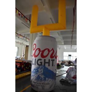 Lata de Cerveza <span class=keywords><strong>Coors</strong></span> Light Inflable Gigante KeepFuns con Poste de Portería, Modelo Inflable Publicitario con LED para Eventos Deportivos y Promoción de Marca - Product Image 2