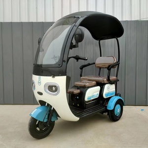 Nuevo Triciclo Eléctrico para Adultos con Techo, Bicicleta Eléctrica de 3 Ruedas, Mini Triciclo Eléctrico de Pasajeros en Venta - Product Image 3