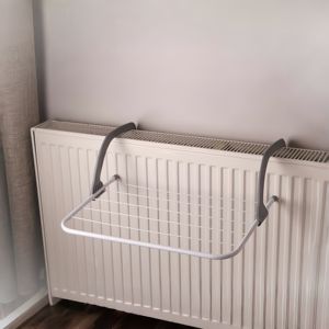Séchoir à <span class=keywords><strong>linge</strong></span> portable Janko à suspendre sur la porte, économe en énergie, léger, pour radiateur - Product Image 1