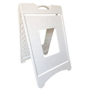 Recentemente Plasticade A frame Double-sided marciapiede poster stand pubblicità promozione bordo segno signica con foro quadrato schiarire - Product Image 1