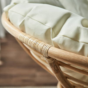 Vente en gros d'usine, fauteuil inclinable de salon moderne, simple et minimaliste, en tissu confortable en velours, en rotin, portable, pour l'extérieur - Product Image 4