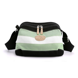 Bolso de lona al por mayor, bandolera, bolso mensajero, bolso de ocio para mujer, bolso de lona sencillo y literario, mochila de un solo hombro - Product Image 1