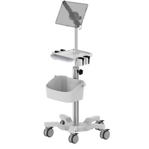 Eropa OEM troli laptop seluler portabel <span class=keywords><strong>ECG</strong></span> medis troli troli berdiri <span class=keywords><strong>ultrasound</strong></span> dengan pemegang probe - Product Image 1
