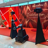Système de caméra vidéo automatique Glambot avec bras robotique pour événements, fêtes et mariages