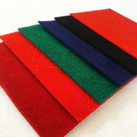 Exhibition Event Carpet Roll 350GSM-800GSM Polyester Velour Material PET Friendly Moisture-Proof Hallway Rug