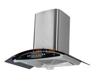 Hotte de Ventilation murale en acier inoxydable de 900mm, nettoyage automatique, pour cuisines communes, extracteurs de fumée et de graisse, hotte de cuisson