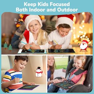 LCD <b>Writing</b> Tablet, 8.5 Inch Colorful Toddler Doodle Board Drawing Tablet, Erasable Reusable Electronic Drawing <b>Pads</b> - Product Image 2