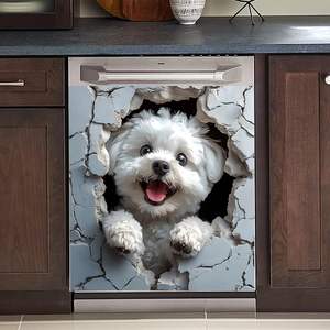 Housse magnétique réutilisable pour réfrigérateur, motif nature morte vin et fromage, personnalisable, pour <span class=keywords><strong>la</strong></span> maison et <span class=keywords><strong>la</strong></span> cuisine - Product Image 6