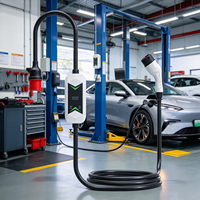 Station de recharge pour véhicules électriques 11 kW, chargeur portable pour véhicules électriques type 2, chargeur portable, chargeur Tesla, recharge pour usage domestique