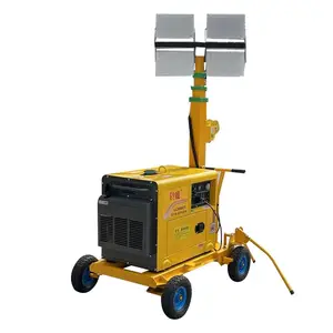 4.5 6 Hand Rocker oving Lifting Working Light, 400w Silent Generator Lighting Car For industrial