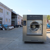 Lave-linge industriel automatique complet, équipement de nettoyage de linge électrique pour hôtel, draps, vêtements, jeans