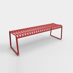 Muebles de Exterior de Aleación de Aluminio Personalizados, Banco de Jardín de Estilo Moderno para Parque, Patio, Cenas al Aire Libre, <span class=keywords><strong>Restaurante</strong></span> - Product Image 1