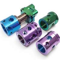 Pièces métalliques en alliage d'aluminium anodisé de précision 5 axes Fabrication personnalisée Service d'usinage CNC Matériel en acier inoxydable