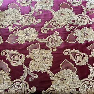 MOQ 1yd Fast Ship Factory Direct Luxury Damasco Jacquard Tejido Chenille Tapicería Sofá y Cortina Tela para la decoración del hogar - Product Image 2