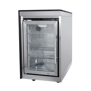 Classeur de cuisine de Style moderne, Double armoire de travail en acier inoxydable, avec Double étagères - Product Image 5