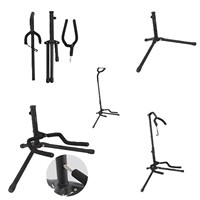 ODM OEM Porte-instrument pliant personnalisé réglable en hauteur Organisateur d'affichage Banjos de guitare basse électrique acoustique Stand