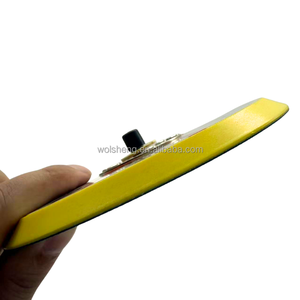 Plaquettes de support pour disques abrasifs 6 pouces 150 mm 9 mm d'épaisseur PSA 5/16 pouces Arbor 24 filetages crochet et boucle PU OEM - Product Image 4