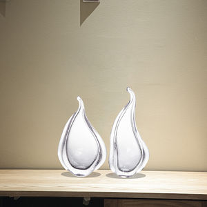 Goutte d'eau naturelle clair cristal moderne cristal objets de décoration pour la maison - Product Image 3