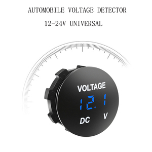 LED-Anzeige Spannungsmesser Tester DC 12V-24V Mini Digital Voltmeter Amperemeter für Auto Motorrad Boot - Product Image 3