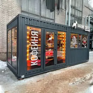 Proveedor de China Venta al por mayor Tiny Bar Contenedor de envío cafetería contenedores restaurante