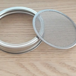 68mm 70mm 82mm 86mmステンレス鋼メッシュ発芽スクリーンMason Jar Lidストレーナー - Product Image 2