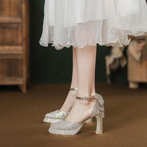 Zapatos de Tacón Alto para Mujer, Otoño 2026, Estilo Francés, Punta Cuadrada, Tacón Grueso, Elegantes, Cómodos, Antideslizantes, para Boda - Product Image 5