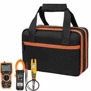 Multimeter <b>Carrying</b> <b>Case</b> Circuit Tester Storage Organizer Double Layer Travel - Product Image 1