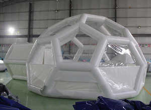 Camping gonflable fête <span class=keywords><strong>bulle</strong></span> maison hôtel de luxe glamping enfants tente de couchage Transparent clair football maison <span class=keywords><strong>bulle</strong></span> tente - Product Image 2