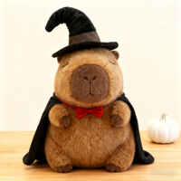 Peluche Capybara Magique Brodée Créative de Grande Taille en Gros, Jouet en Peluche Transfrontalier, Oreiller en Coton PP, Jouet Anti-Stress