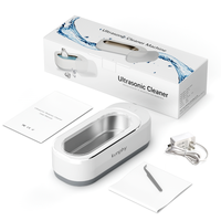 Nettoyeur ultrasonique portable multifonctionnel intelligent Souncrise en acier inoxydable pour lentilles de contact, prothèses dentaires, usage domestique