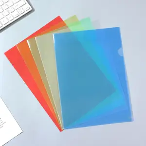 투명 PP 플라스틱 사무실 종이 파일 폴더 A4 A5 명확한 학교 문서 폴더