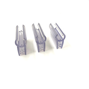 Rõ ràng <span class=keywords><strong>PVC</strong></span> Dải Pop dấu hiệu chủ bản lề mềm Gripper dây giỏ tiêm cắt-to-kích thước cạnh Tranh dữ liệu dải Giá dính Clip - Product Image 4