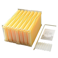7-teiliges Automatisches Selbstfließendes Honigbienen-Set |   Kunststoff-Nestbasis für Imkereibedarf (Exportausführung)