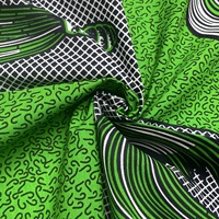 Kustom 100% Katun Nigeria Ankara Lilin Afrika Dicetak