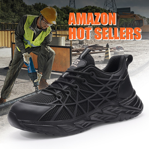 Chaussures <span class=keywords><strong>de</strong></span> <span class=keywords><strong>sécurité</strong></span> à embout d'acier légères, anti-écrasement et anti-perforation, personnalisables, pour le travail en usine, unisexe - Product Image 5