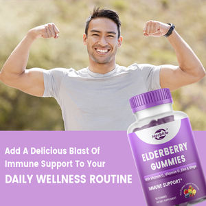 Gomitas de Saúco de Marca Privada OEM con Zinc y Vitamina C, Suplemento para el Sistema Inmunológico - Product Image 3