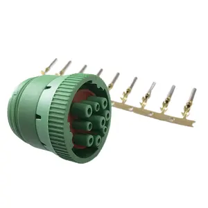 Green Type Deutsch 9 Pin J1939 Female Connector with 9 PCS of Terminals