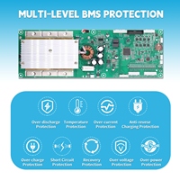 Paquete de Baterías LiFePO4 de 51.2V 300Ah CE OEM, 15 kWh 16 kWh, 8000 Ciclos, BMS Inteligente CAN, Garantía de 10 Años, Sistema de Almacenamiento Solar para el Hogar