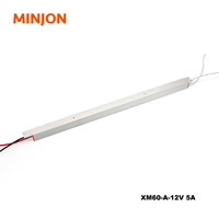 Alimentation électrique LED ultra-mince à haute efficacité 60W 24V 2.5A pour éclairage intérieur CE